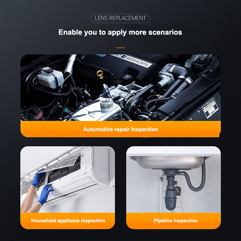 P200 10M Hard Wire 8mm Lens 4.3-inch Car Inspection Camera Industrial Endoscope P200 10M Hard Wire 8mm Lens 4.3-inch Car Inspection Camera Industrial Endoscope